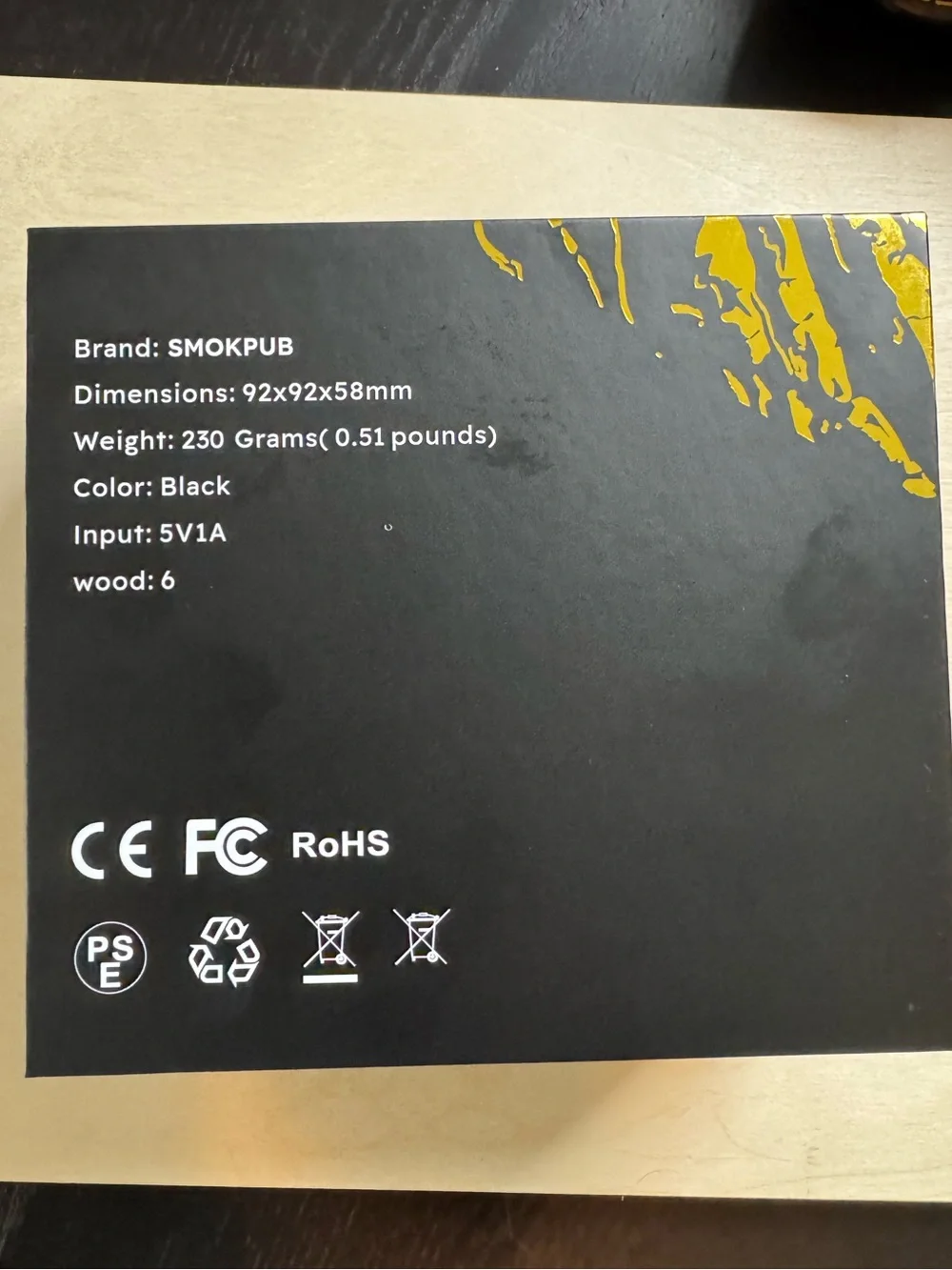 Smokpub Electric Cocktail & Whiskey Smoker Kit - Flameless Rechargeable